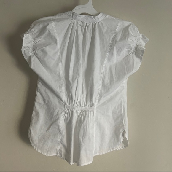 Pilcro Women’s Blouse Top, Flutter-Sleeve Small S - Picture 2 of 8